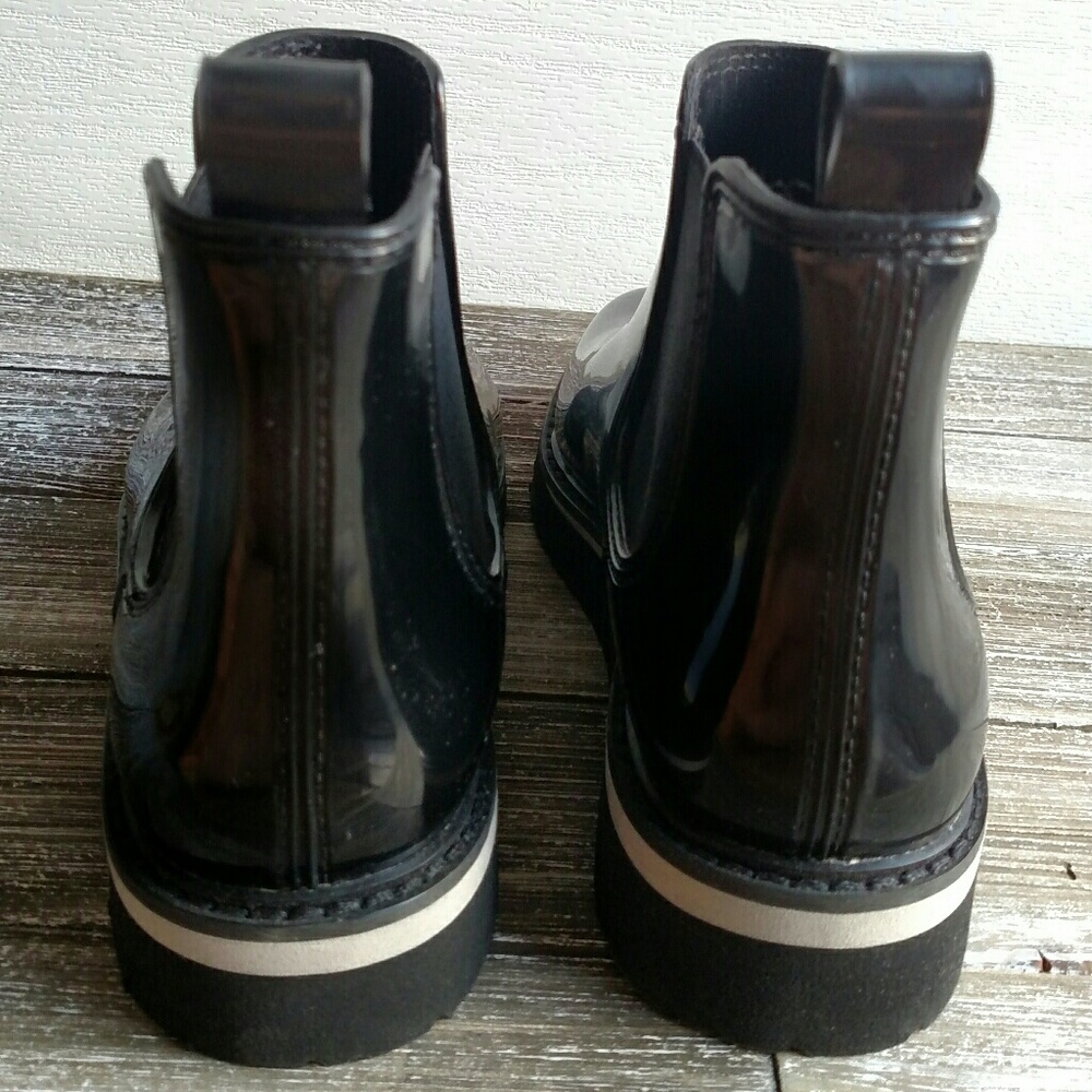 NEW! Nine West Hayden Pull-on Rain Booties sz 6 - Picture 3 of 8